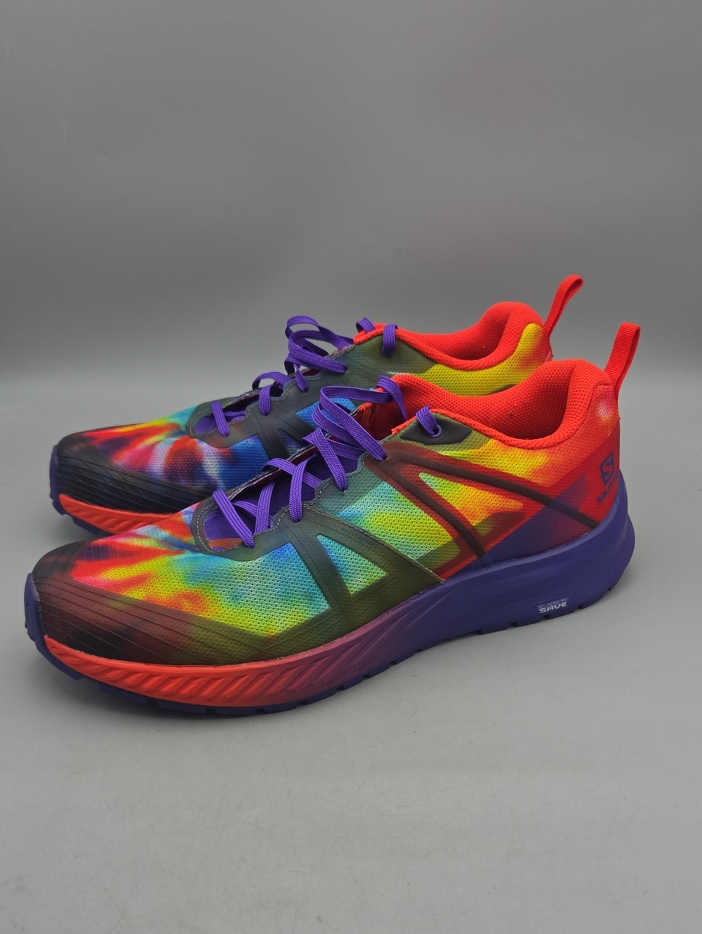 Salomon Odyssey Triple Crown Magic Mens Size 12 Hiking Shoes Tie Dye Runing